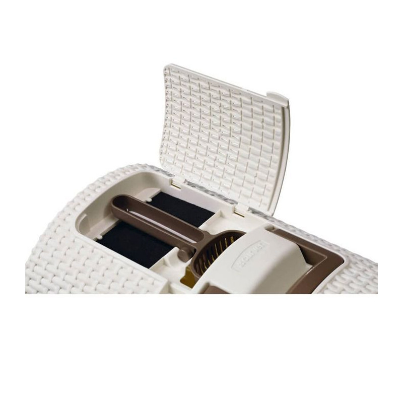 CURVER Maison de toilette - Ivory white - For cats