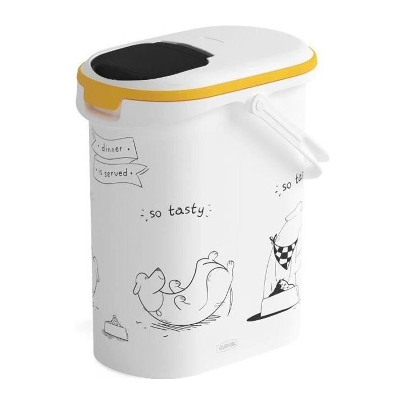 CURVER Food container Diner is served - 4 kg - 10 L - White and black
