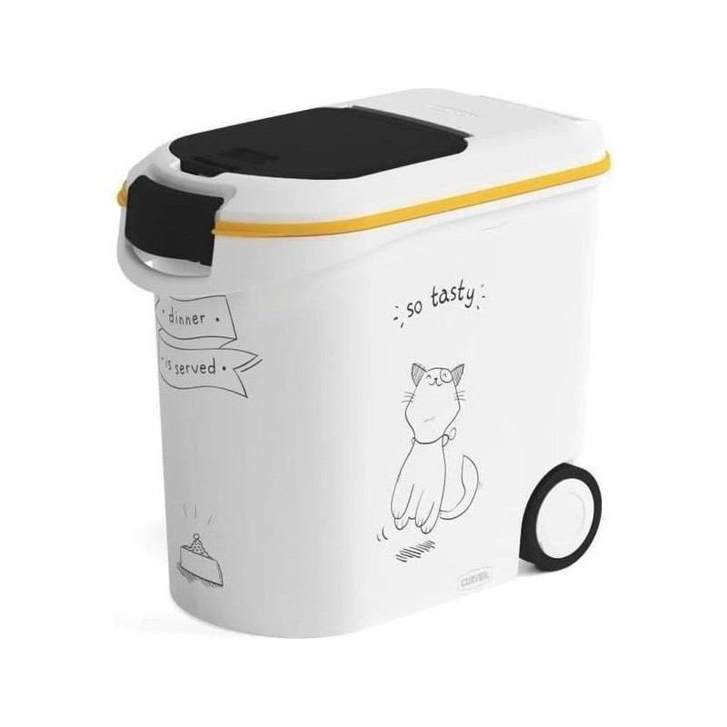 CURVER Food container Diner is served - 12 kg - 35 L - White and black
