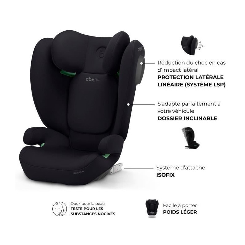 CBX by CYBEX SOLUTION B3 I-FIX car seat 3 to 12 years - Group 2/3 - 10