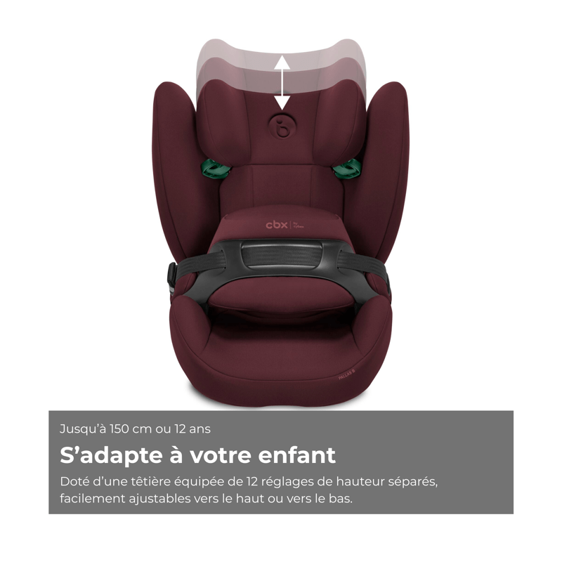 CBX BY CYBEX - Car seat Gr. 1/2/3 Pallas B i-Size Rumba Red-Dark Red -