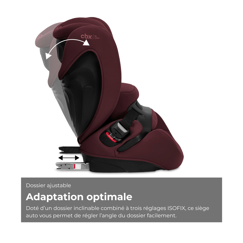 CBX BY CYBEX - Car seat Gr. 1/2/3 Pallas B i-Size Rumba Red-Dark Red -