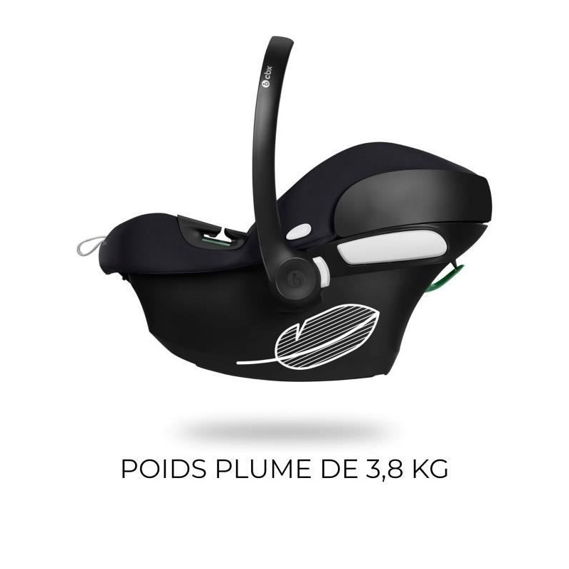 Aton B2 i-Size car seat + Base One - 0-24 months - Volcano Black CYBEX