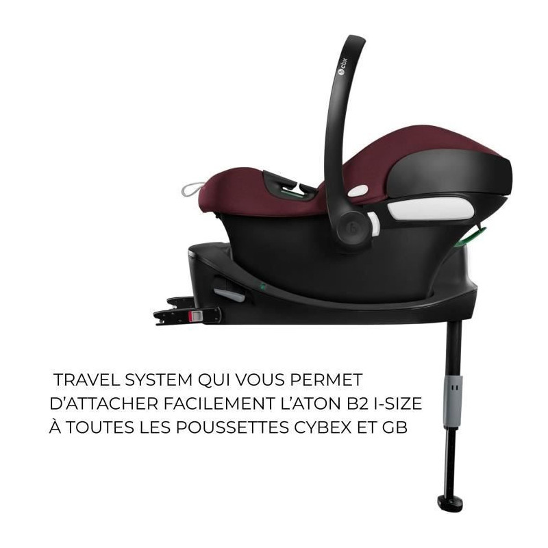 Cozy CYBEX Aton B2 I-Size - One Dynamic Base included - Red