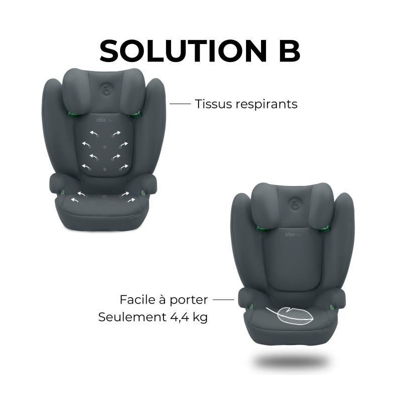 Auto Solution B I -Fix Steel Gray Cybex - Group 2/3 - Gray