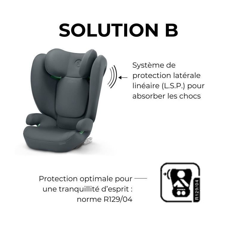 Auto Solution B I -Fix Steel Gray Cybex - Group 2/3 - Gray