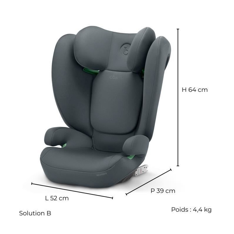Auto Solution B I -Fix Steel Gray Cybex - Group 2/3 - Gray