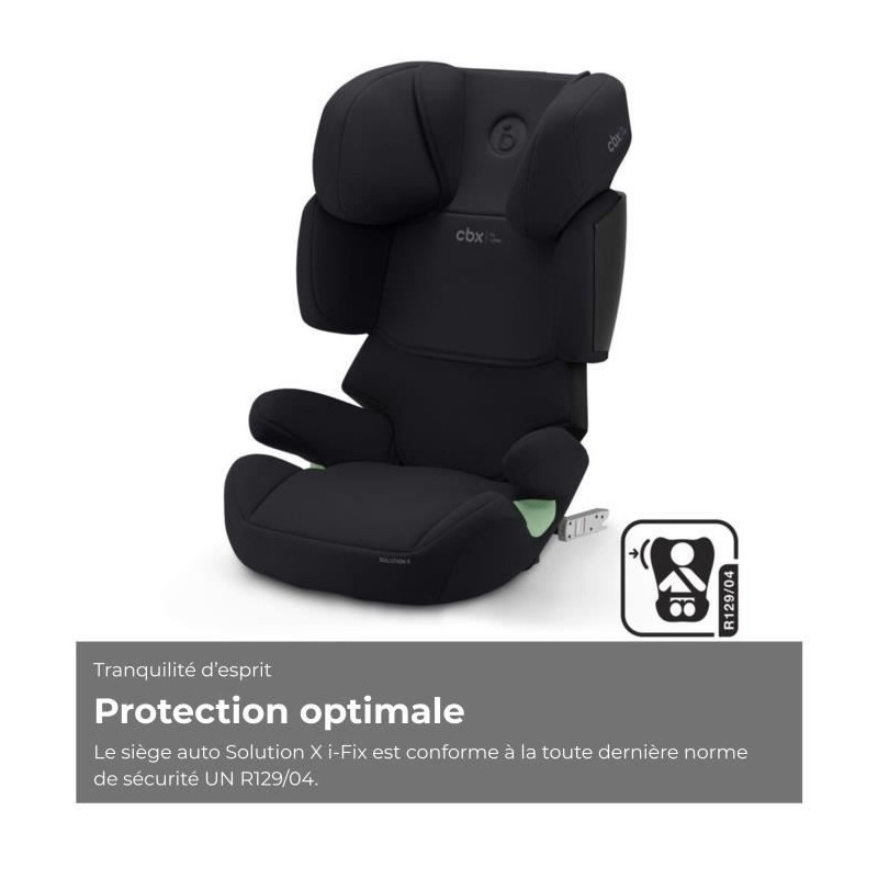 CYBEX Solution X i-Fix car seat - From 3 to 12 years - Pure Black