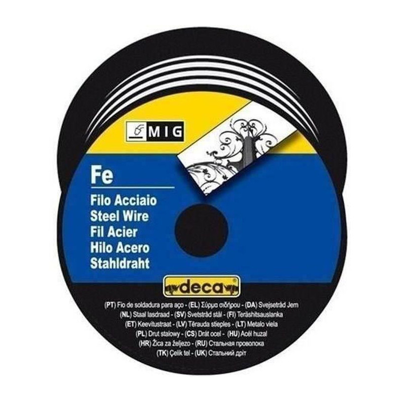 Deca coil steel wire for mig/mag welding Ø wire 0.6 mm 0.7 kg