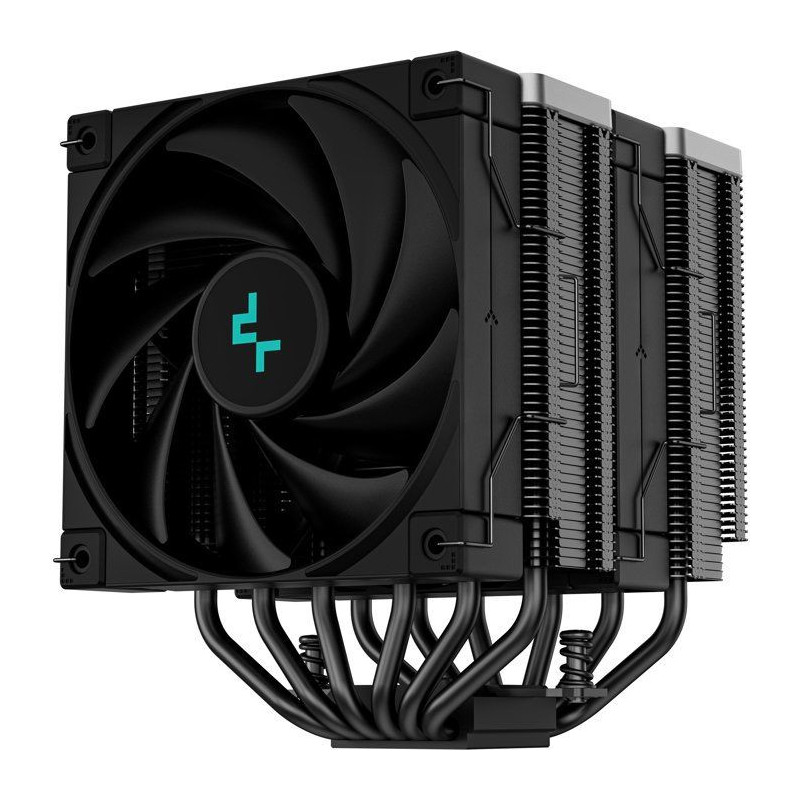 DEEPCOOL AK620 Zero Dark CPU cooler (Black) - 2x120mm - Intel LGA 1700