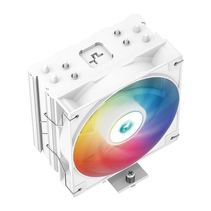 DEEPCOOL Gammaxx AG400 ARGB (White) - A-RGB CPU Cooler - 1x120mm