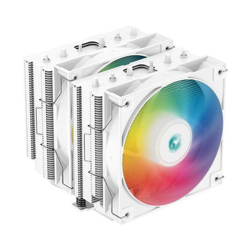 DEEPCOOL Gammaxx AG620 ARGB (White) - A-RGB CPU Cooler - 2x120mm
