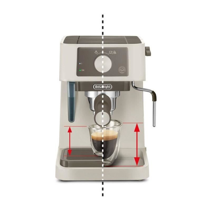 Espresso machine - DELONGHI - STILOSA EC235.CR - Solo pump - Stainless