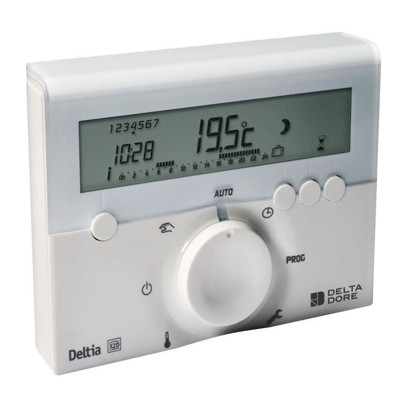 DELTA DORE Room thermostat Deltia 8.00 programmable electronic wired