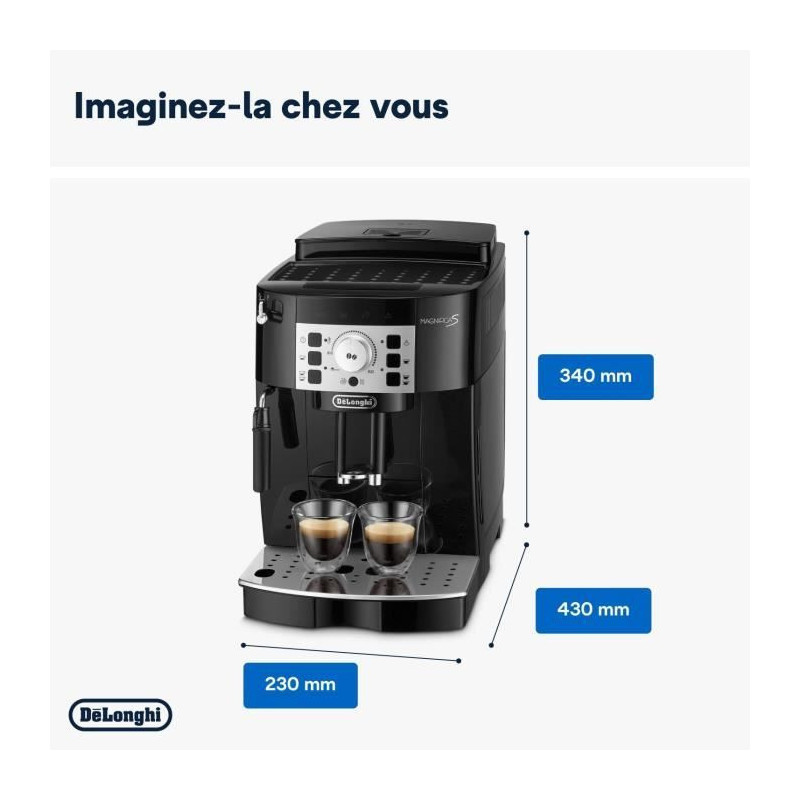 Automatic espresso machine with grinder - Delonghi Magnifica s ecam22.