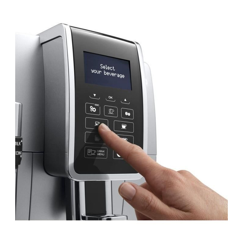 Delonghi Ecam 350.35.SB Expresso Dinamica Screening 4 Recipes - Silver