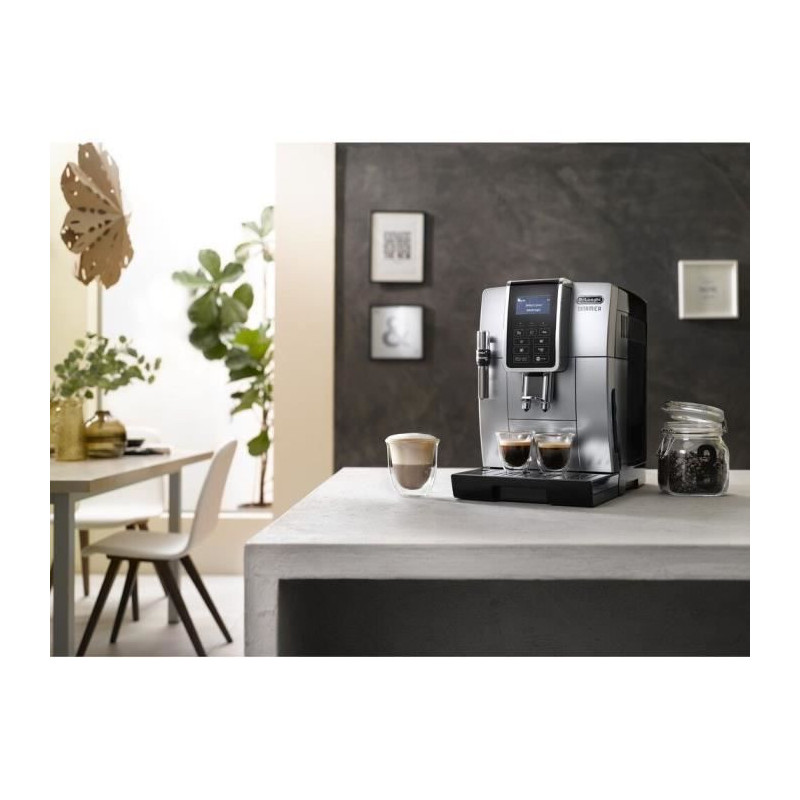 Delonghi Ecam 350.35.SB Expresso Dinamica Screening 4 Recipes - Silver