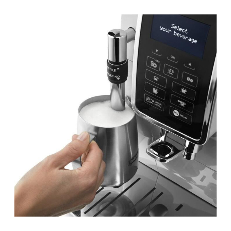 Delonghi Ecam 350.35.SB Expresso Dinamica Screening 4 Recipes - Silver