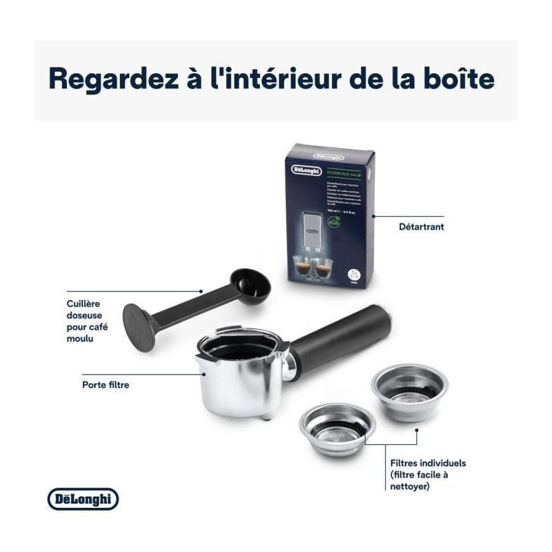 Classic espresso machine - Delonghi EC685.BK Dedica Style - Black