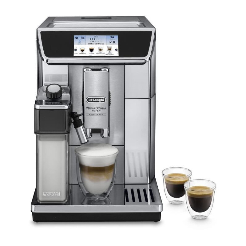 Coffee machine Expresso grinder - Delonghi ecam650.85.ms - gray - Conn
