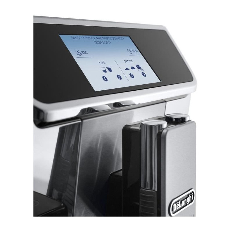 Coffee machine Expresso grinder - Delonghi ecam650.85.ms - gray - Conn