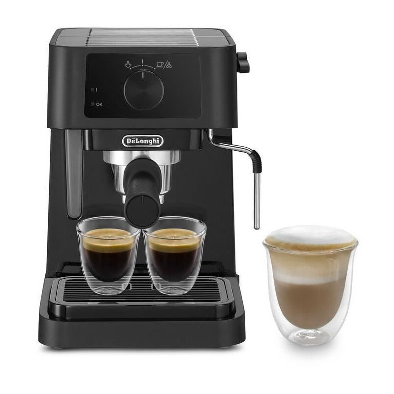 Expresso machine - Delonghi - EC235.BK - Black - Steam nozzle - ESE co