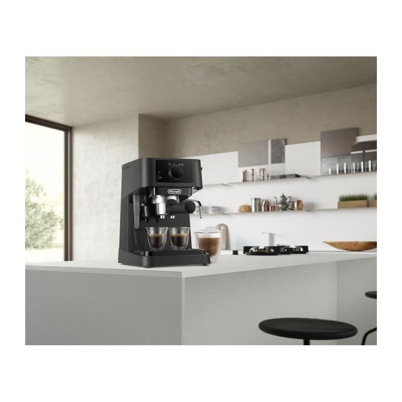 Expresso machine - Delonghi - EC235.BK - Black - Steam nozzle - ESE co