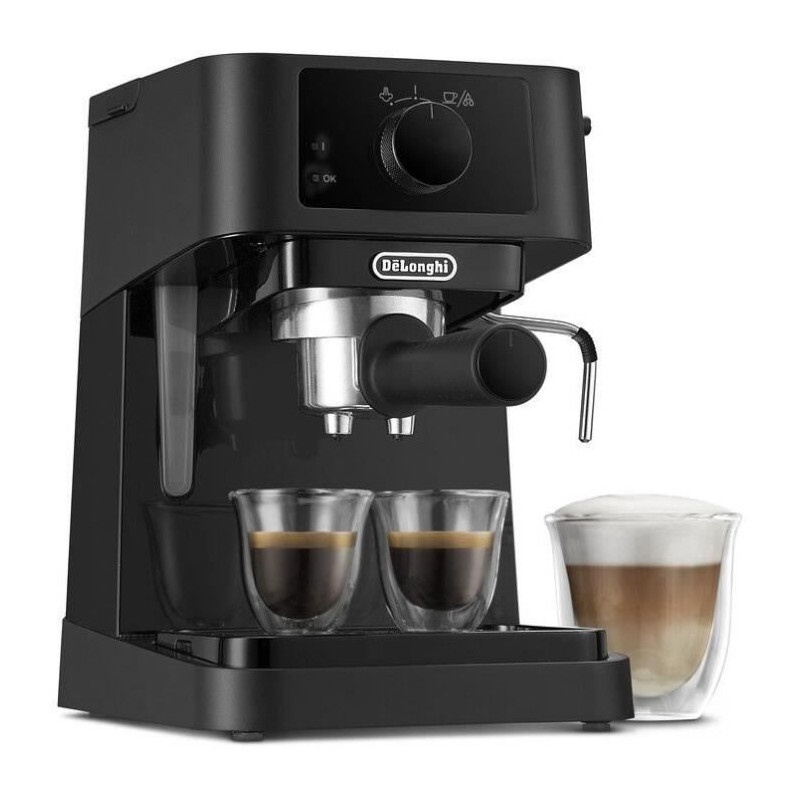 Expresso machine - Delonghi - EC235.BK - Black - Steam nozzle - ESE co
