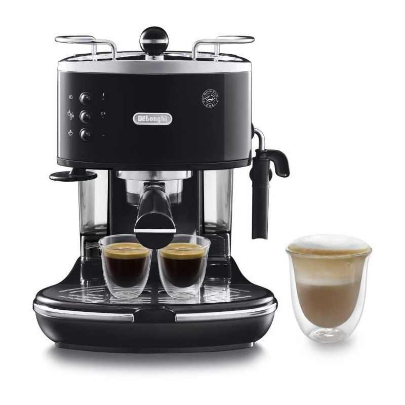 Classic espresso machine - Delonghi Icona Eco 311.BK - Black