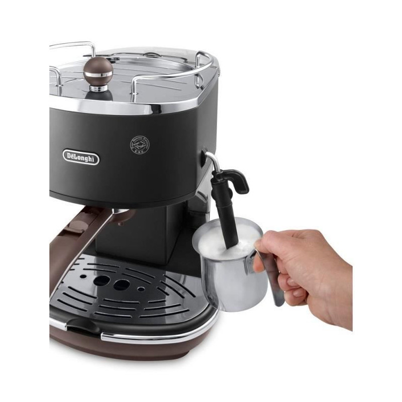 Delonghi - Expresso machine 15 Black bars - Vintage icona - Ecov311bk