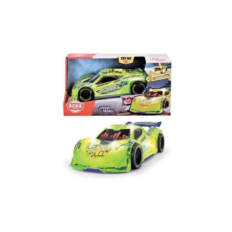 Dickie Car - Light Streak Speed Tronic 20cm - Sound and Light Function