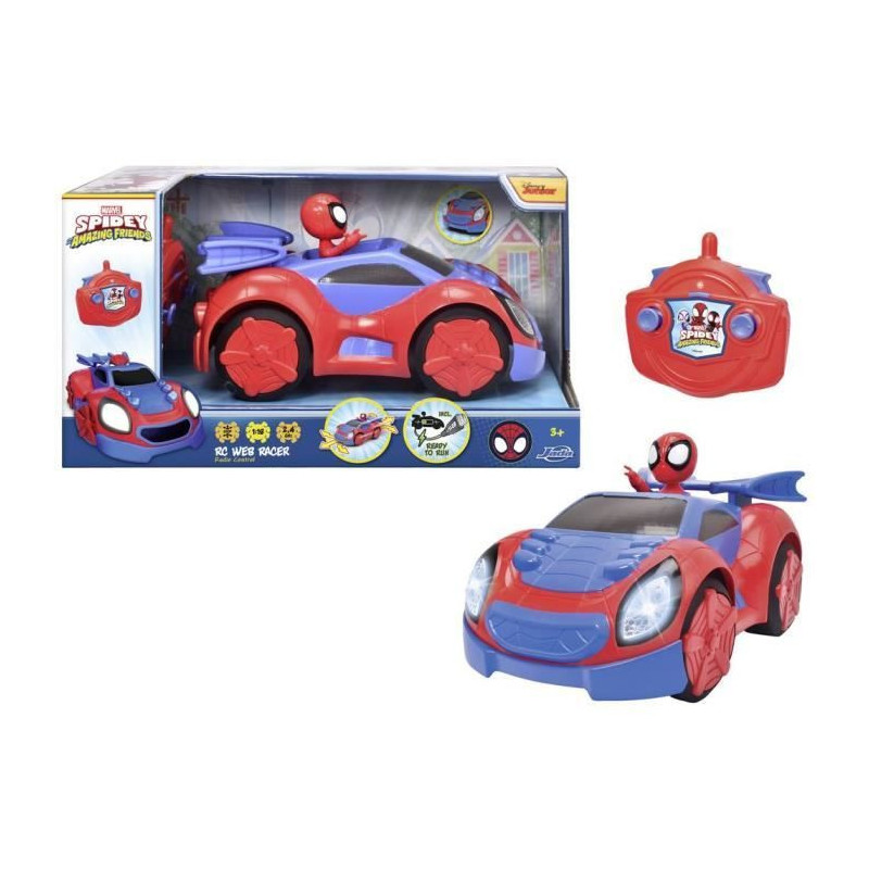 Spidey - Radio controlled car - 27cm - Turbo function - Rechargeable b