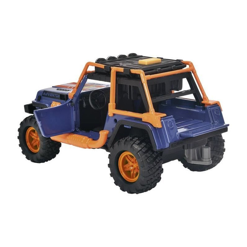 Dinosaur Commander - Dickie - 1 Jeep Wrangler with trailer + 1 action