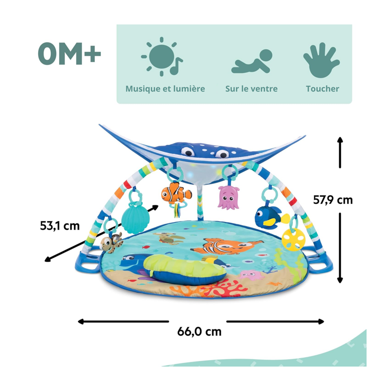 DISNEY BABY Nemo Awakening mat with light Mr. Ray Ocean ™