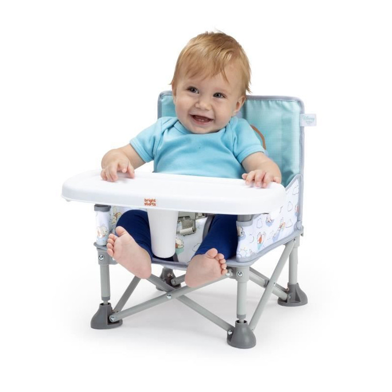 DISNEY BABY Winnie the Pooh Booster Chair, Pop 'n Sit Booster, Indoor,