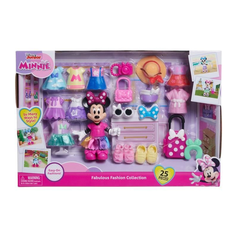 Doll box - DISNEY MINNIE MOUSE - Fashion box - Minnie doll 15 cm, 25 p