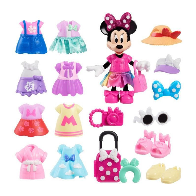 Doll box - DISNEY MINNIE MOUSE - Fashion box - Minnie doll 15 cm, 25 p