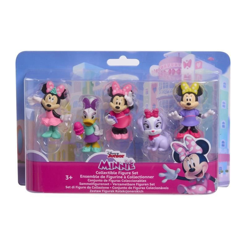 Figurines - DISNEY MINNIE MOUSE - Pack of 5 Minnie Mouse Figurines - N