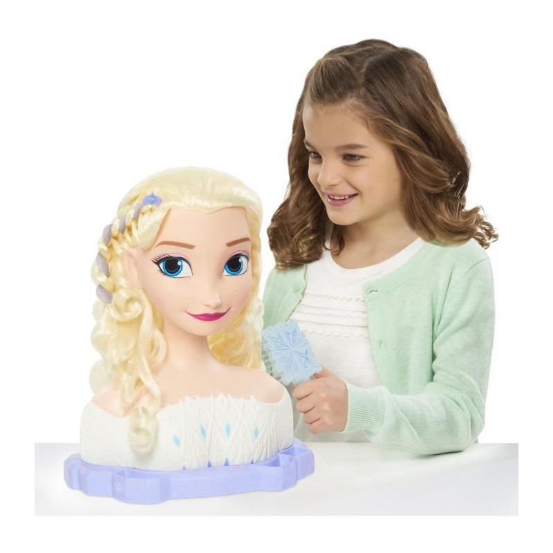Styling head - FROZEN - Elsa Deluxe Styling Head - Extensions, hair ac