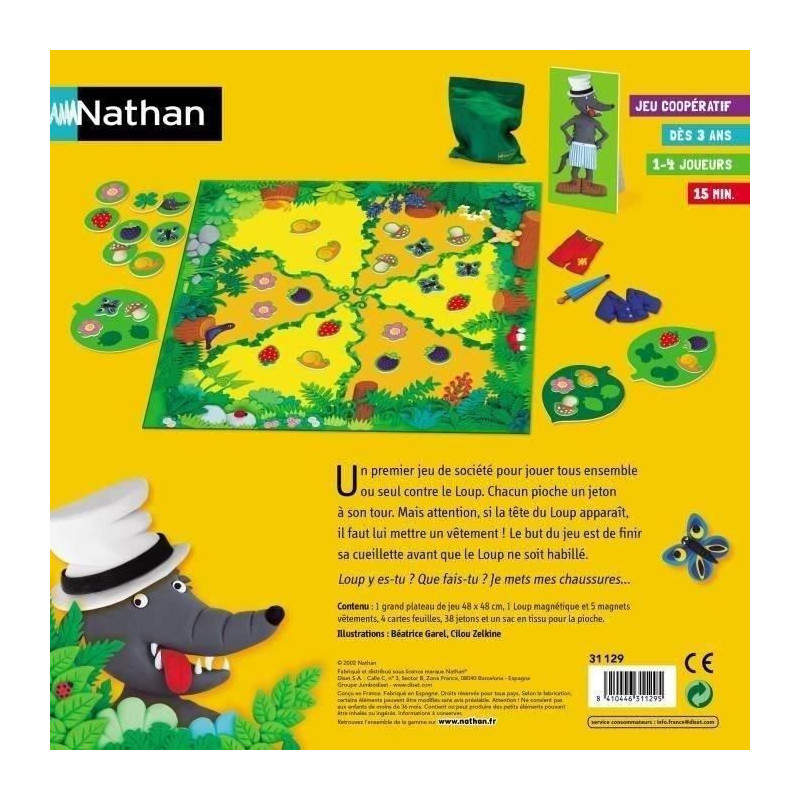 NATHAN - The Wolf Game - Board Game