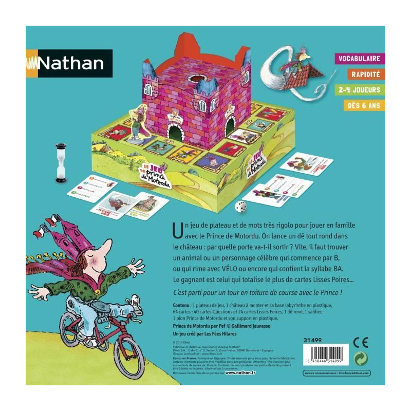 NATHAN - The Prince of Motordu Game - Board Game