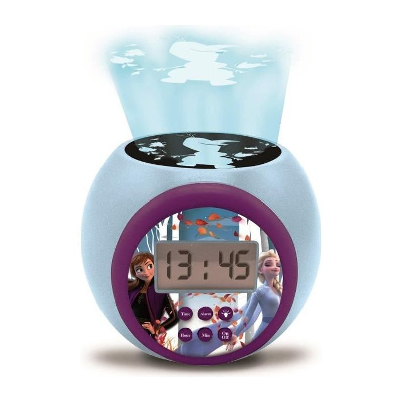 THE SNOW QUEEN Projector alarm clock timer function LEXIBOOK