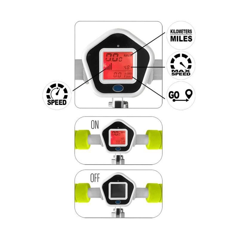 Skids Control Foldable Scooter - Blue