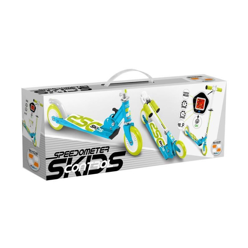 Skids Control Foldable Scooter - Blue