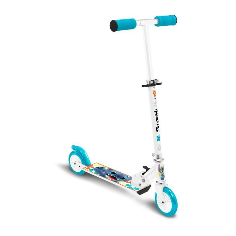 Foldable scooter - DISNEY - STITCH - Secure folding mechanism - Rear f