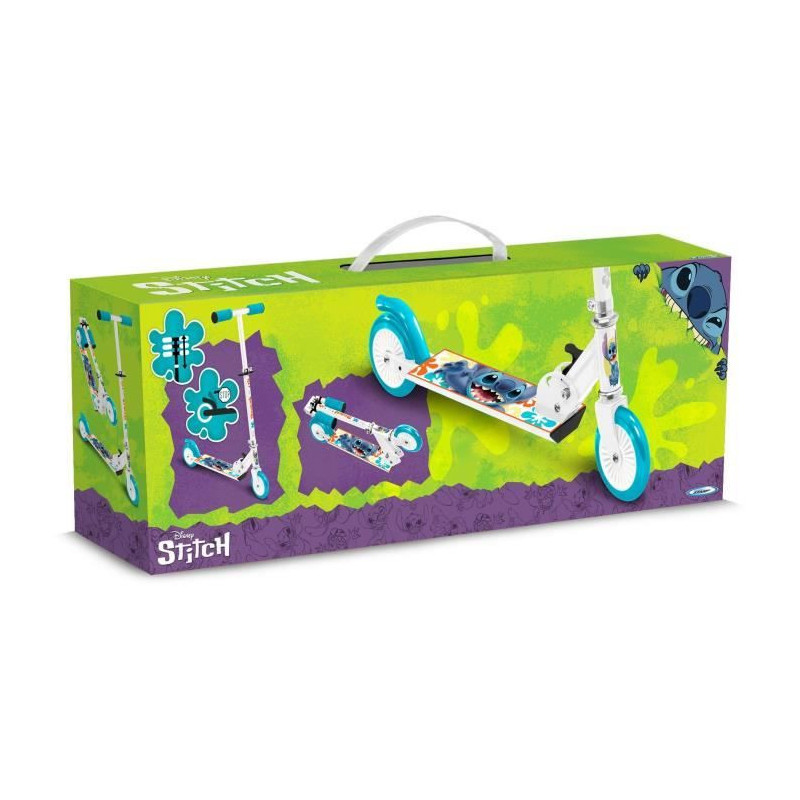 Foldable scooter - DISNEY - STITCH - Secure folding mechanism - Rear f