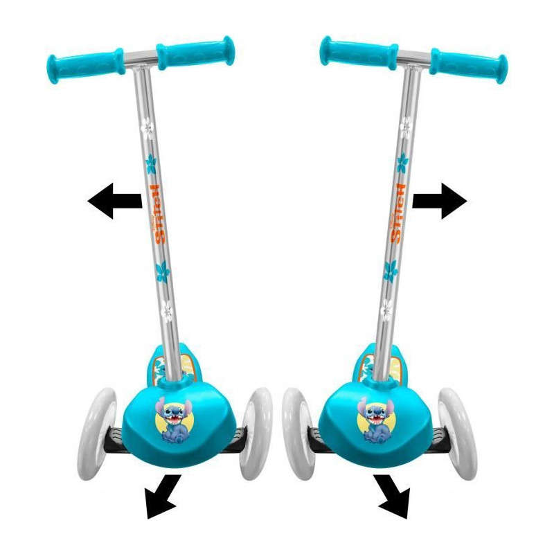 Steering 3-wheel scooter - DISNEY - STITCH