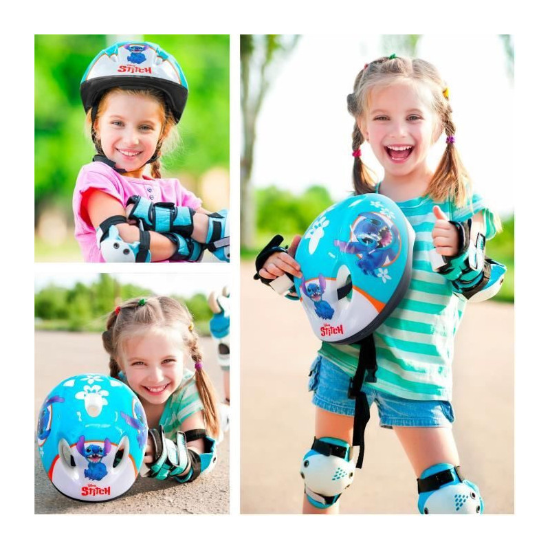 Sports helmet - DISNEY - STITCH - Size S - Adjustable head circumferen
