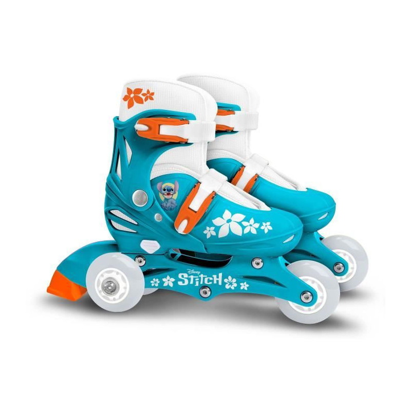 2-in-1 Inline Skates - DISNEY - STITCH - 3 Wheels - Size 27-30
