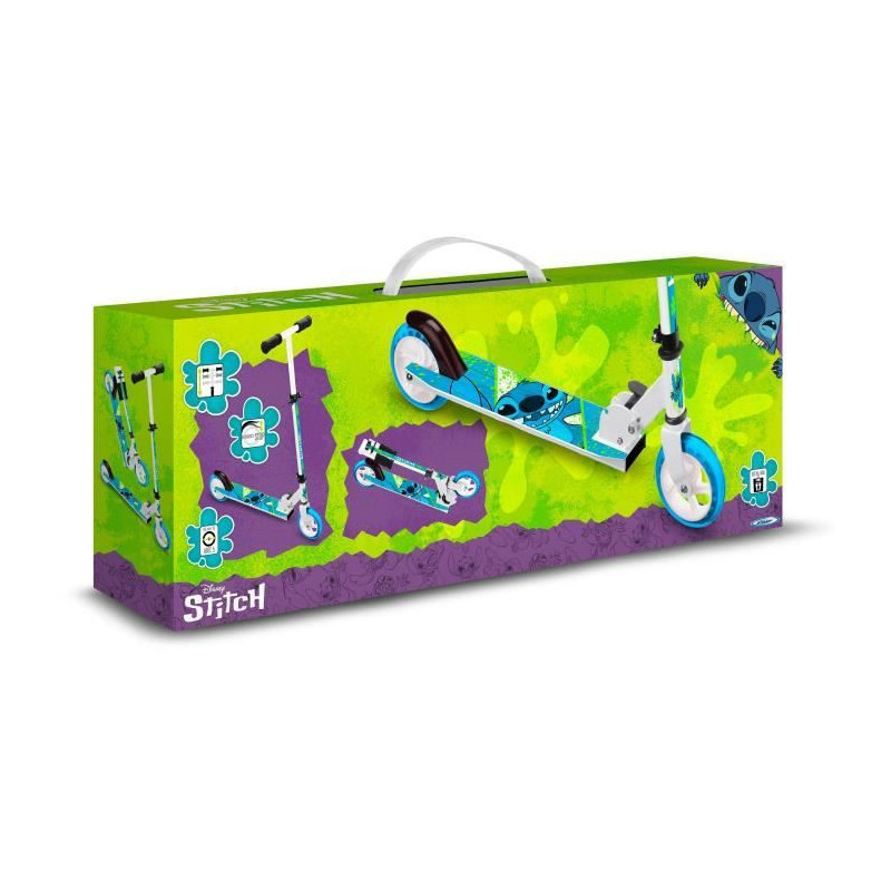 Foldable scooter - DISNEY - STITCH - Wheels 6' 145mm x 30 mm